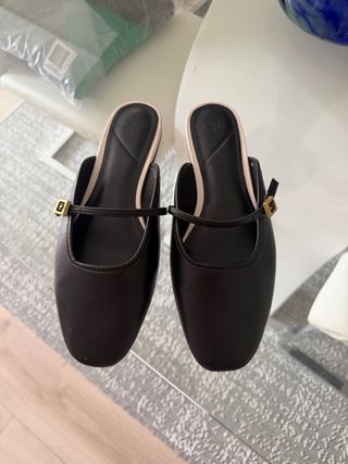 Manoletinas Parfois negras talla 38