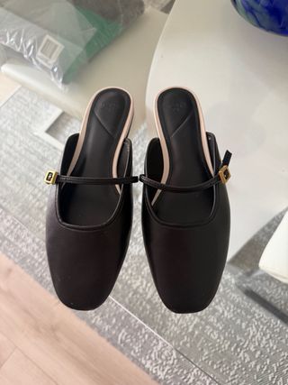 Manoletinas Parfois negras talla 38