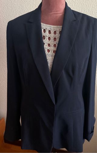 Americana azul marino talla 40