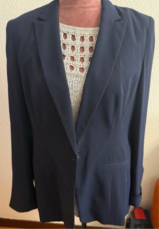 Americana azul marino talla 40