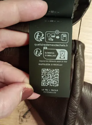 Guantes largos de piel forrados MaxMara