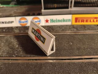 Pancartas publicitarias para maqueta Scalextric