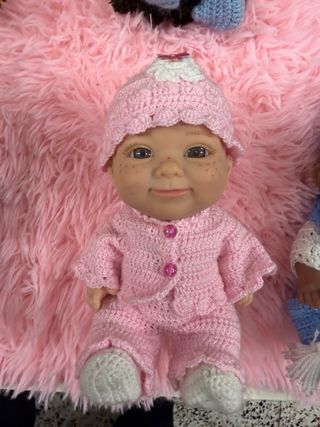 Lote muñecos terapia crochet