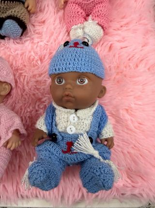 Lote muñecos terapia crochet