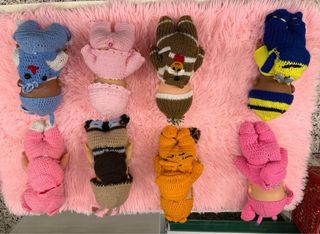 Lote muñecos terapia crochet