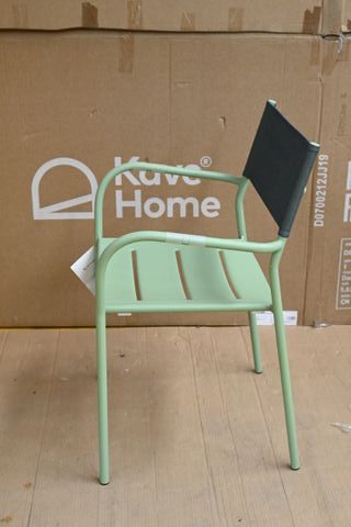 Sedia Kave Home alluminio verde