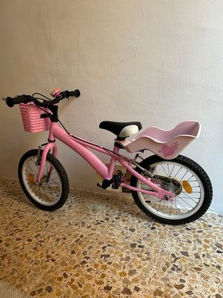 Bicicleta niña BH California 16” rosa