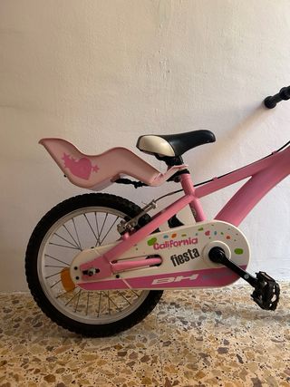 Bicicleta niña BH California 16” rosa