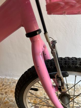 Bicicleta niña BH California 16” rosa