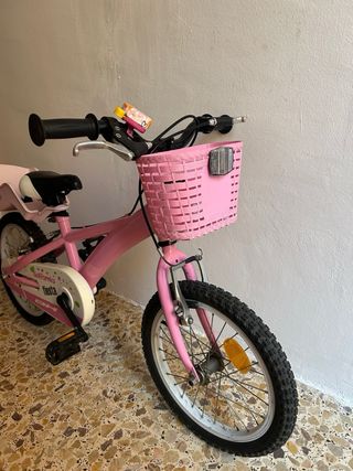 Bicicleta niña BH California 16” rosa