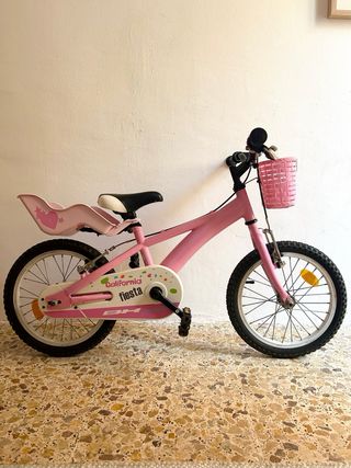 Bicicleta niña BH California 16” rosa