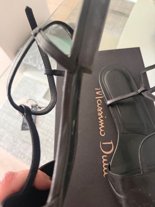 Manoletinas Massimo Dutti negras
