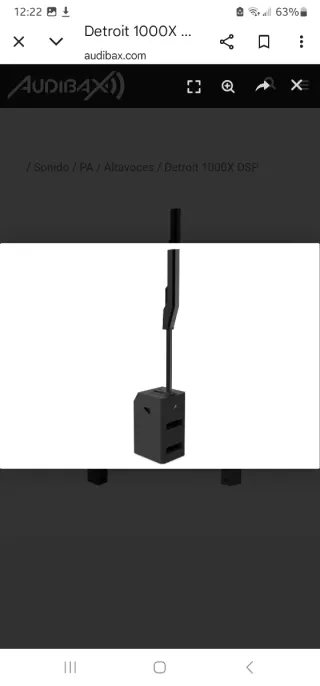 PAREJA ALTAVOCES Detroit 1000X cada uno  DSP Colum