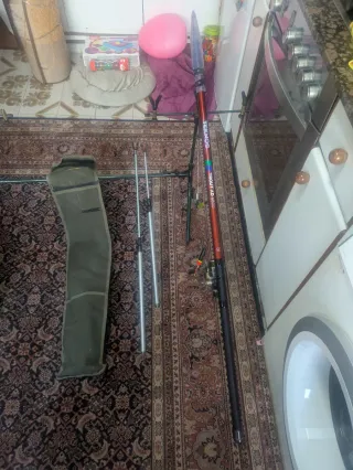 Soporte extensible para caña de pescar