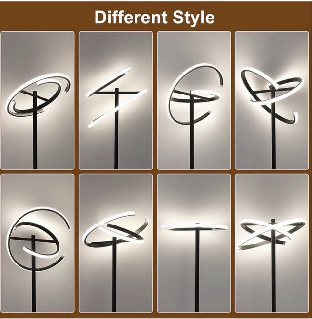 Lámpara de Pie Moderna 168cm