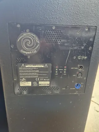 Altavoces Profesionales DAS Compact 115 y Sub 18