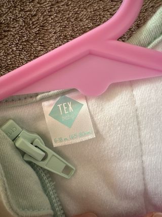 Saco dormir bebé estampado huellas