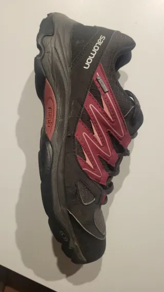 Zapatillas Salomon Mujer Gris y Rosa