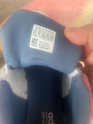 Zapatillas Adidas Hombre Gris y Blanco