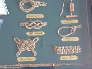 Cuadro Nudos Marineros con Útiles