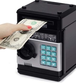 Hucha electrónica caja fuerte