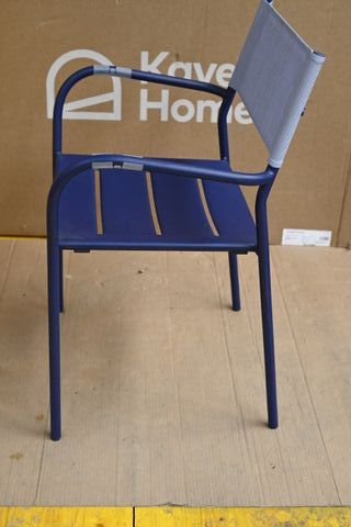 Sedia Kave Home da esterno blu