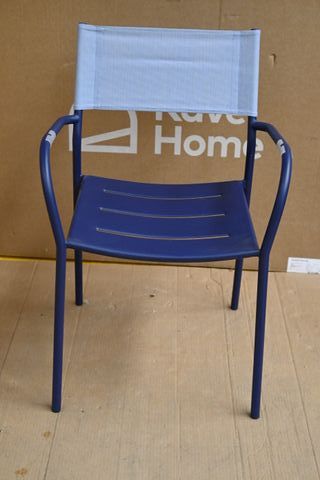 Sedia Kave Home da esterno blu