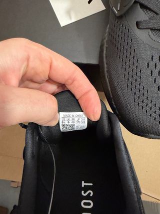 Adidas PureBoost 23 Triple Black Talla 43 1/3