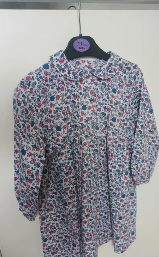 Vestido menina estampado floral 4 anos