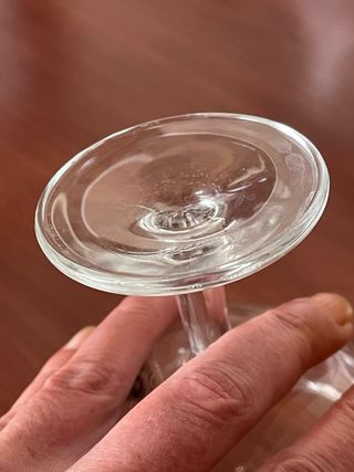 Set 6 coppe Rosso Antico anni '70