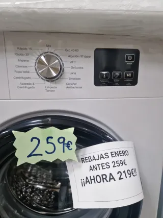 Lavadora Nevir 6kg Clase A