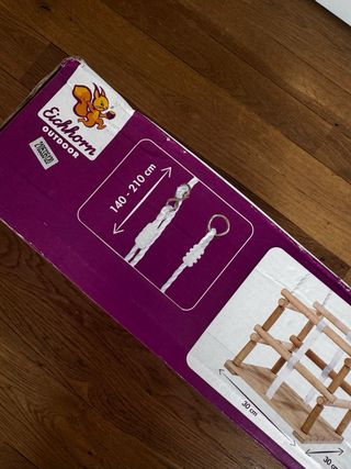 Columpio Eichhorn madera rejilla exterior