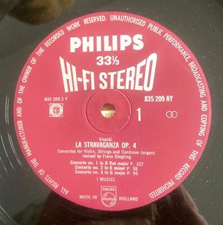 Vivaldi - I Musici - La Stravaganza Op. 4 Vol. I