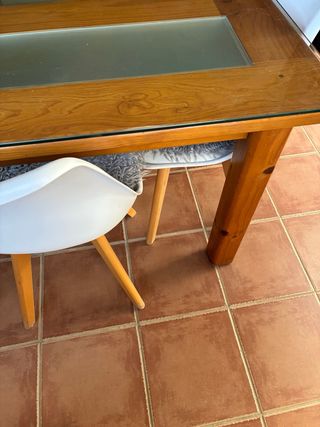 conjunto de Mesas madera maciza