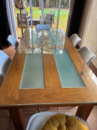 conjunto de Mesas madera maciza