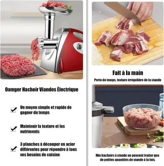 Trituradora Carne Oamger Roja