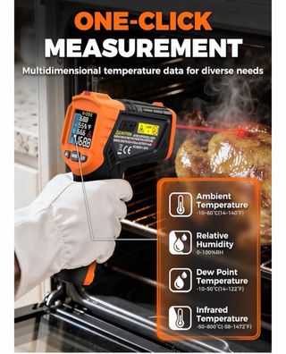 Termómetro Infrarrojo Láser IM06MAX
