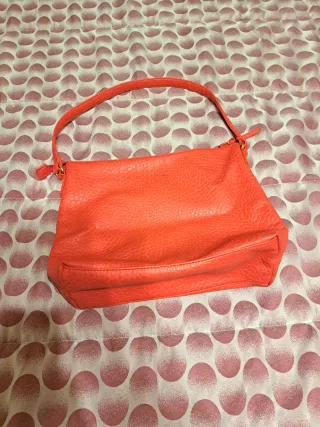 Borsa a spalla corallo