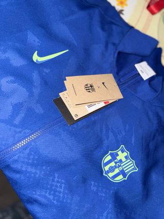 Chaqueta Nike FC Barcelona Azul y Verde