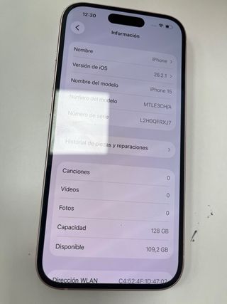 iPhone 15 128GB Rosa