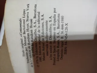 Libro Centenario James A. Michener