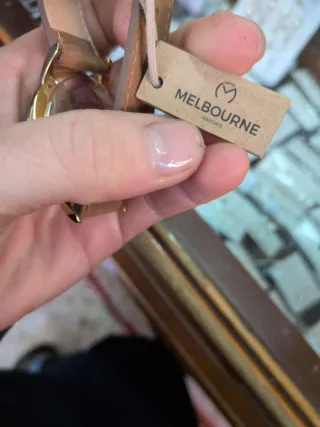 Reloj Melbourne MEL-40-03 Caballero Dorado Marrón