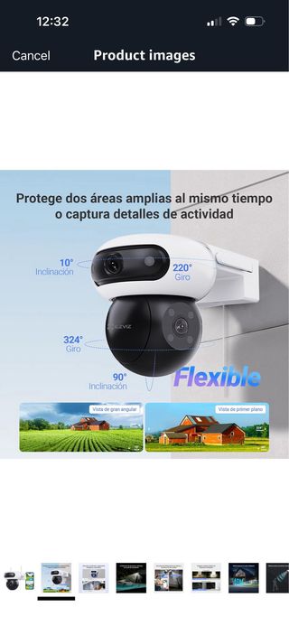 EZVIZ Outdoor WiFi Surveillance Camera Dual Lens 8