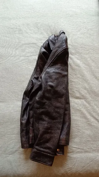 Chaqueta Cuero Chevignon Talla M Marrón