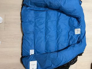 Plumífero Moncler Negro y Azul