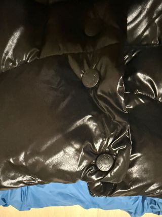 Plumífero Moncler Negro y Azul