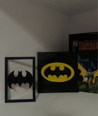 Cuadros Decorativos Superhéroes + Luz Led