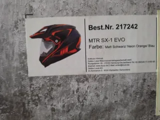 Casco MTR SX-1 EVO