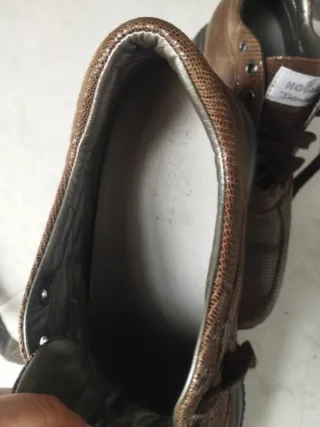 Scarpe Hogan marroni stringate 39.5 o 40