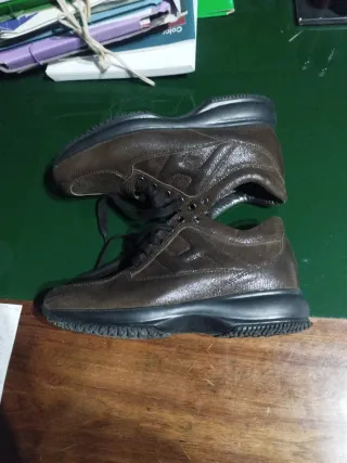 Scarpe Hogan marroni stringate 39.5 o 40